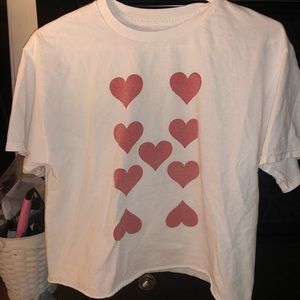 Brandy Melville Cropped Graphic Tee